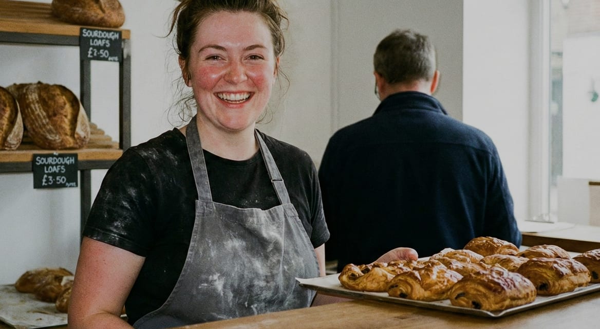 Independent UK baker using Settle business support